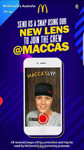 Mcdonald S Snaplications New Mode Of Job Applications For Millennial Campaigns Of The World Job Application Digital Campaign Mcdonalds