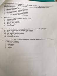 .relationship exists between solubility and temperature for most of the substances shown on the. Solved Which Of The Followin Correctly States The Relatio Chegg Com