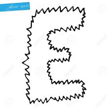 In this video, i have drawn alphabet e with a 3d illusion. Hand Drawing Alphabet Letter E In Design Royalty Free Cliparts Vectors And Stock Illustration Image 16292163
