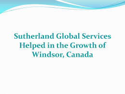 Ppt Sutherland Global Services Helped In The Growth Of