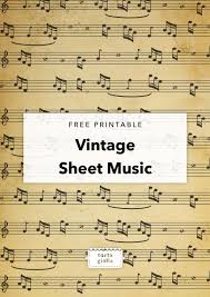 Free Printable Vintage Sheet Music Tortagialla Vintage Paper Printable Vintage Paper Background Vintage Sheet Music