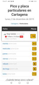 Hoy se inicia la marcha blanca del 'pico y placa' para camiones en la el alcalde de lima explicó que el plan 'pico y placa' para vehículos particulares y camiones queda suspendido durante 15 días. Falso Pico Y Placa Para Particulares En Cartagena No Ha Rotado El Universal Cartagena