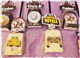 Happy Birthday Rice Krispie Treats Fortnite Themed White Chocolate Covered Rice Krispies Treats With Edible Images Happybirthday Customtreats In 2020 Rice Krispie Treats Edible Images Rice Krispies