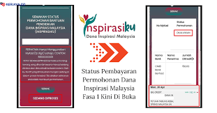 Ini merupakan cara yang paling senang. Semakan Status Permohonan Yapeim Dana Inspirasi Malaysia Fasa 1 Kini Di Buka