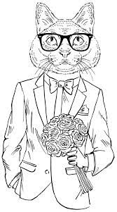 Fox coloring page animal coloring pages coloring pages for kids coloring books pixel art tigre labor day history fox stuffed animal fox animal shopkins colouring pages. Cat Coloring Pages For Adults Free Novocom Top