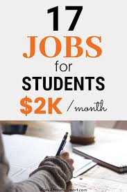 17 Best Online Jobs For College Students With No Experience Online Jobs Online Jobs For Students Online Jobs From Home