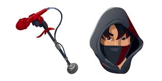 The fortnite ikonik skin can be obtained by purchasing the samsung galaxy s10+, . Fortnite Ikonik Skin Red Lead Swinger Pickaxe Cursor Custom Cursor