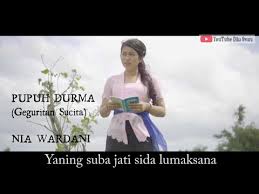 Check spelling or type a new query. Pupuh Durma Geguritan Sucita 1 Nia Wardani Youtube