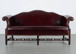 Camel back sofas are an example of this and have been en vogue since the 18th century. Hancock Moore Chippendale Style Burgundy Leather Camelback Sofa Burgundy Leather Sofa Burgundy Leather Camelback