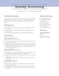 Professional Office Assistant Resume Examples Administrative Livecareer