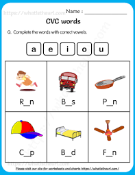 Cvc words worksheets and teaching resources. Cvc Words Worksheets For Grade 1 5 Th Your Home Teacher