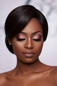 30 Black Bride Makeup Ideas Wedding Forward Black Bridal Makeup Dark Skin Makeup Bridal Makeup Looks