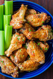 Air Fryer Chicken Wings With Crisp Salty Skin Perfectly Seasoned With Garlic Air Fryer Recipes Chicken Wings Air Fryer Dinner Recipes Air Fryer Chicken Wings