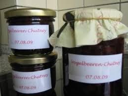Vogelbeeren Chutney Ebereschendoldenbeeren Chutney Rezept Chutney Rezepte Chutney Einmachrezepte