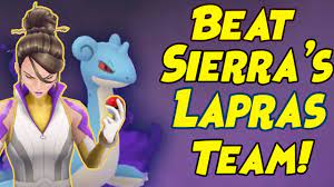 A comprehensive guide on how to defeat rocket leader sierra in pokémon go, updated for june 2021. How To Beat New Sierra Shadow Lapras Team In Pokemon Go Youtube