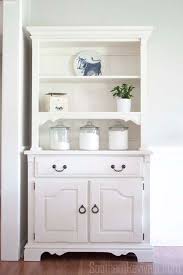 The simplicity of a panel in a frame looks great painted or stained, and can fit nicely in a colonial or cape cod style. Farmhouse China Cabinet Makeover Furniture Revival Southern Revivals