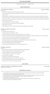 Finding jobs as a pharmacist can be easy if you choose to take the right type of action. Pharmacy Assistant Resume Sample Mintresume