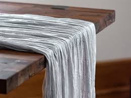 Vintage Thin Gauze Cheesecloth Table Runner Rustic Retro Boho For Home – My
