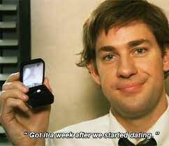 21 Ways Jim And Pam Ruined All Other Relationships For You Jim Halpert Office Memes The Office