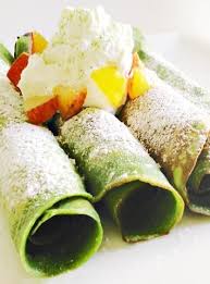 Matcha Green Tea Breakfast Crepes Matcham Crepes Et Gaufres Cuisine Matcha