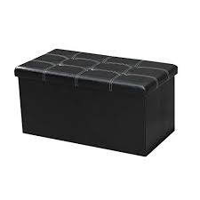 Black And White Ottoman Bench Lokatse Home 30 Inches Folding Storage Ottoman Bench Best Offer Furniturev Com In 2020 Folding Storage Ottoman Storage Ottoman Bench Storage Ottoman
