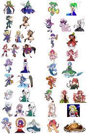 I noticed A LOT of the Puyo Puyo characters and Touhou characters are VERY  similar : r/touhou