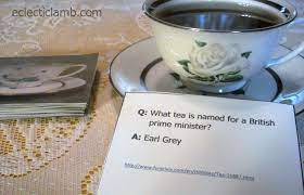 Once you start down the superfood path, you're almost certain to come across a beverage called kombucha. Tea Party Trivia Game Eclectic Lamb