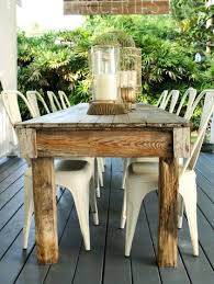 My Houzz Dreamy Organic Style In A Tampa Cottage Outdoor Farm Table Porch Table Outdoor Tables