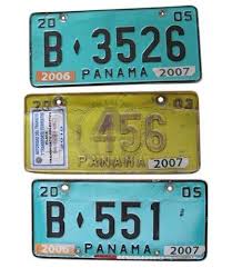 Decorative License Plates From Panama Everything Turquoise License Plate House Of Turquoise Plates