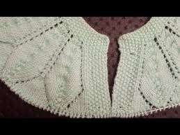 Robasi Yaprakli Bebek Yelegi Nasil Yapilir 1 Yakadan Baslamali Bebek Yelegi Youtube Krose Ust Giyim Kadin