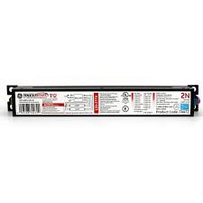 Ge Ultrastart Proline Electronic Ballast 120 277 Volt Program Rapid Start Ballast Normal Ballast Factor Ballast For Fluorescent Light 1 Or 2 Lamp T12 Electric Plugs Amazon Com
