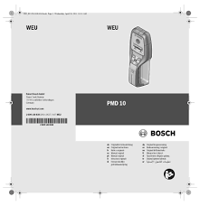 Pmd 10 measuring instruments pdf manual download. Bosch Pmd 10 Original Instructions Manual Pdf Download Manualslib