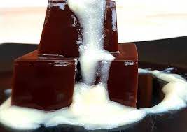 Anda bisa mengatur kekentalan vla yang digunakan. Resep Puding Cokelat Nutrijel Vla Vanila 4 Langkah Yang Enak