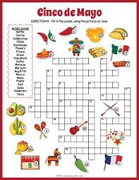 126 million people live in mexico (2021) · capital: Free Printable Cinco De Mayo Crossword Cinco De Mayo Activities Cinco De Mayo Cinco De Mayo Crafts