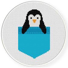Maybe you would like to learn more about one of these? Charts Club Members Only Pocket Penguin Cross Stitch Pattern Daily Cross Stitch