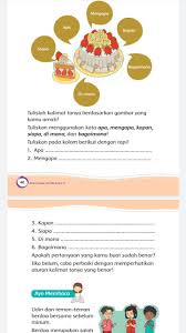 Dalam buku bse ini terdiri dari dua kategori yaitu buku paket pegangan guru dan pegangan siswa. Kunci Jawaban Tema 8 Kelas 2 Halaman 40 41 42 43 44 45 46 47 48 49 Menerangkan Tulis Kata Apa Mengapa Kue Ula Metro Lampung News