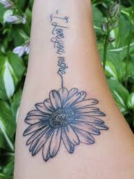 Daisy Tattoo In 2020 Love You More Tattoo Love Yourself Tattoo Daisy Tattoo