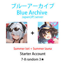 [JP][INST] Blue Archive limited Summer Iori Izuna + 70M credits Starter Acc  | eBay