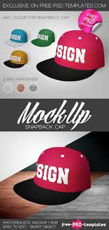 Free Snapback Cap Mock Up In Psd