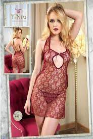 Bordo Bayan Gecelik 8037 Gecelikler Fantazi Gecelik Modelleri Gecelikler Mini Elbiseler Giyim