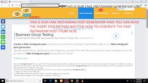 Share it on social media to make a fun viral fake instagram chat screenshot. How To Make A Fake Instagram Post Generate Status