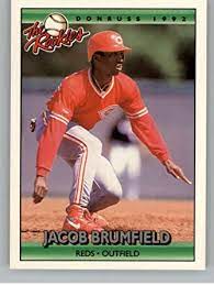 Discover hundreds of ways to save on your favorite products. Amazon Com 1992 Donruss The Rookies Baseball 19 Jacob Brumfield Rc Rookie Card Cincinnati Reds Official Mlb Trading Card That Highlights The Rookies That Debuted That Season Collectibles Fine Art