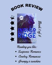 📚𝔹𝕠𝕠𝕜 ℝ𝕖𝕧𝕚𝕖𝕨: 𝕀𝕟𝕕𝕚𝕘𝕠 ℝ𝕚𝕕𝕘𝕖 𝕓𝕪 𝔻𝕖𝕧𝕟𝕖𝕪 ℙ𝕖𝕣𝕣𝕪  (𝕋𝕙𝕖 𝔼𝕕𝕖𝕟𝕤, #𝟙) 📚 ⭐️4.5/5 📖 324 🤯 2/5 🌶️ 2/5 Happy Saturday  BookLovers 📚 Sorry I've been a little absent but I was get