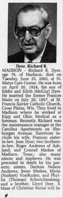 Richard Dyer obit