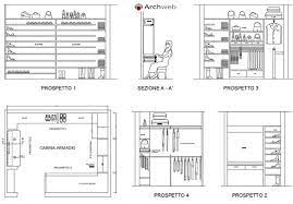 Idee artistiche abitazione cabina armadio angolo divano dvd vico. Cabine Armadio Dwg Paving Design Restaurant Plan Toilet Design