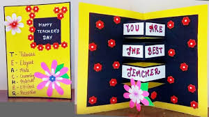 With your help, i started to if you liked this resource on what to write in a thank you note for a teacher and you're looking for additional resources, make sure to check out our. Diy Teacher S Day Pop Up Card How To Make Card For Teacher S Day Making Card For Teacher Youtube