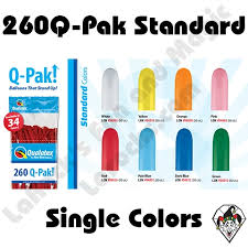 260q Pak Standard Single Colors Qualatex 50ct