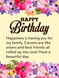 Wishing a wonderful cousin on this day years ago, i got a wonderful cousin! Happy Birthday Cousin Messages With Images Birthday Wishes And Messages By Davia