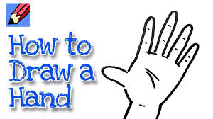 How to draw heart hands in easy to follow step by step drawing tutorial for beginners and intermediates. How To Draw A Hand Real Easy Step By Step With Easy Spoken Instructions Youtube