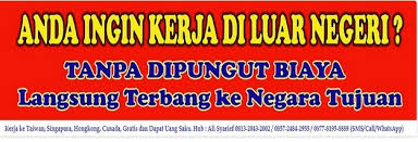 Indeed memeringkat iklan lowongan berdasarkan. Lowongan Kerja Terbaru Kerja Ke Luar Negeri Juli 2018 Lowongan Kerja Keluar Negeri Pjtki Resmi